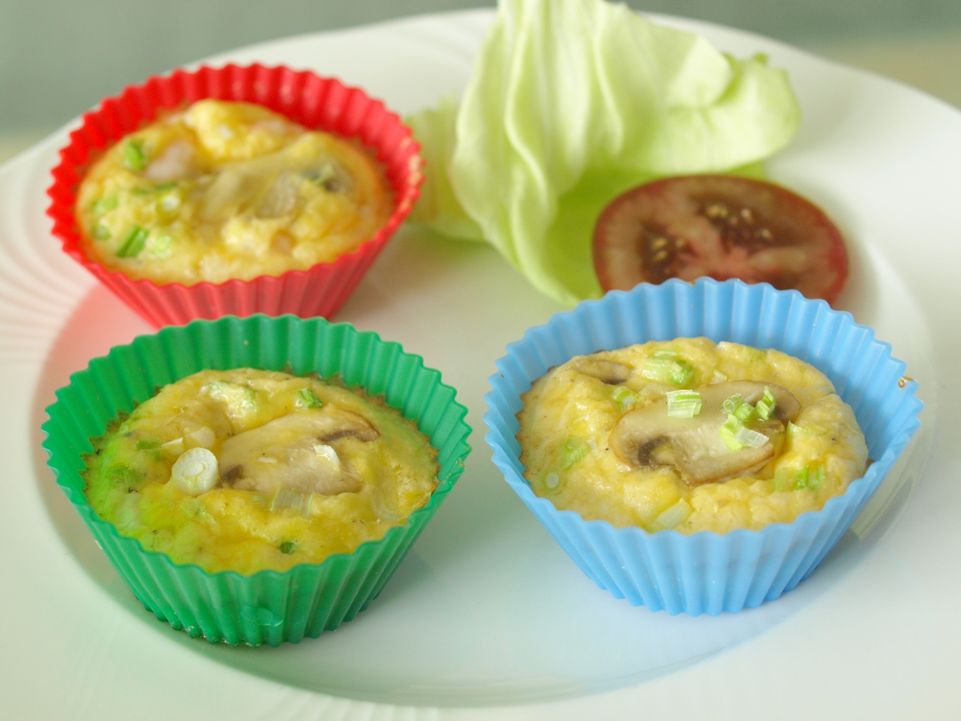 Frittata-Trtchen mit Pilzen