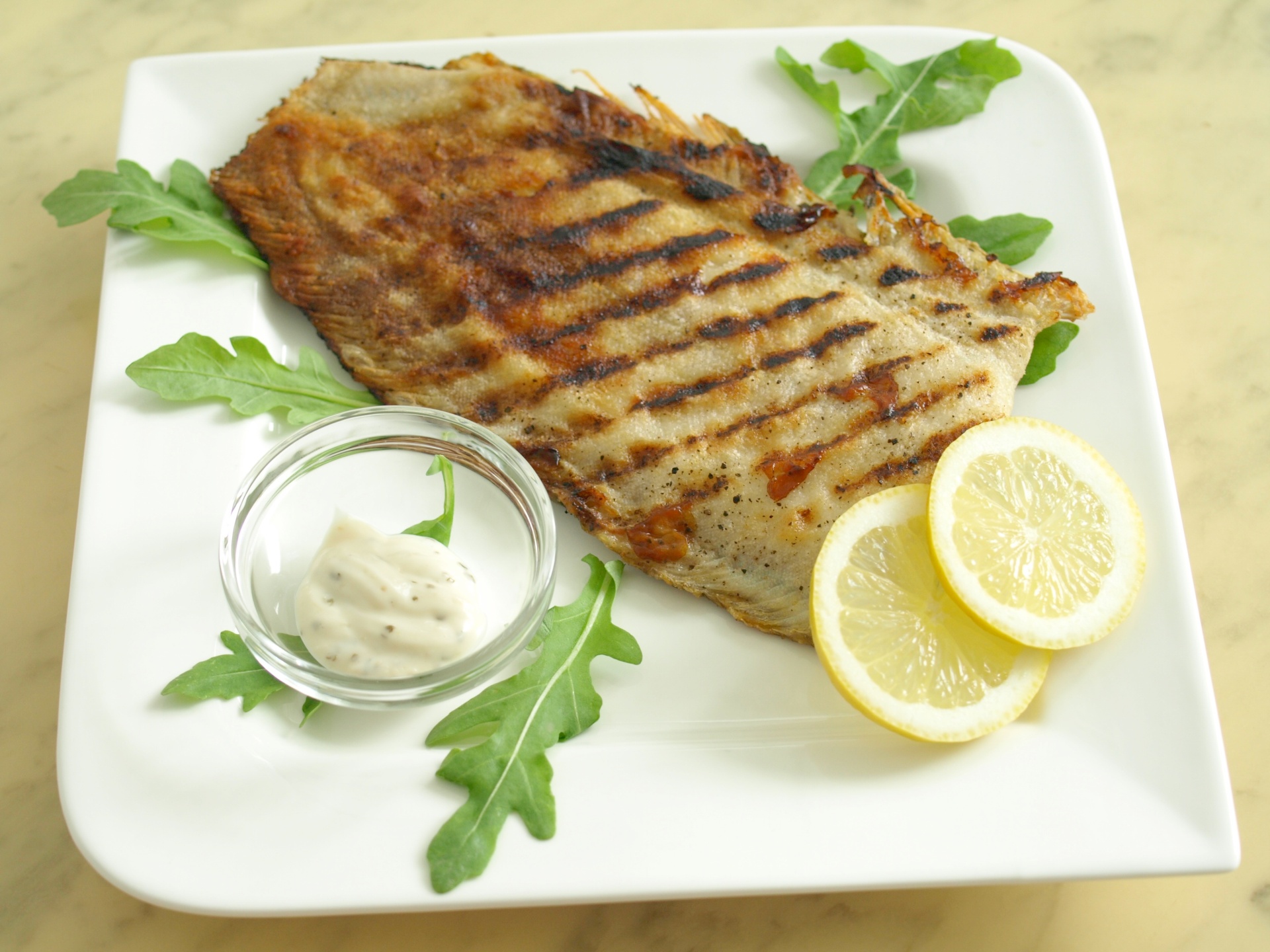 Gegrillte Seezunge
