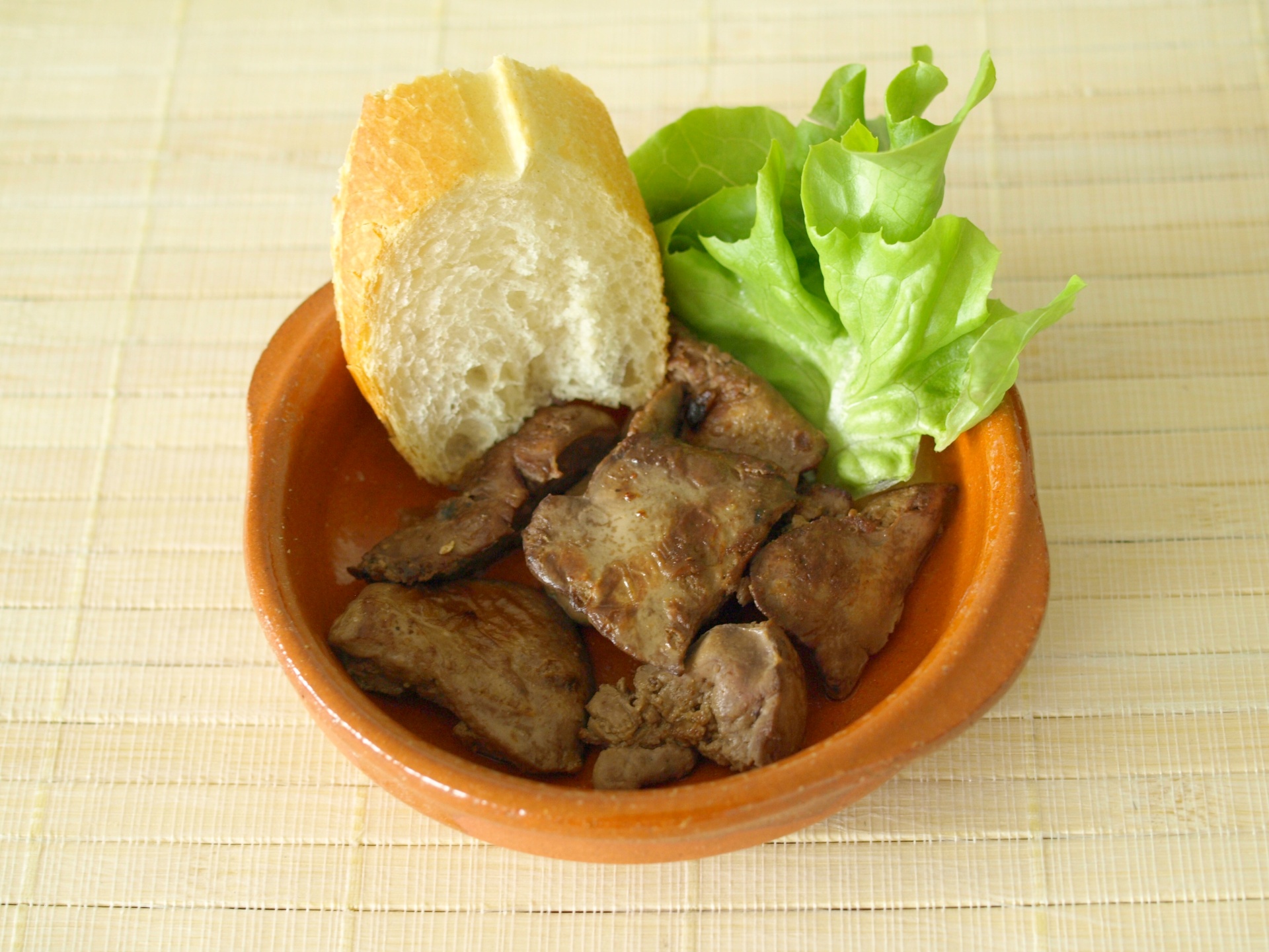 Hhnchenleber in Sherrysauce