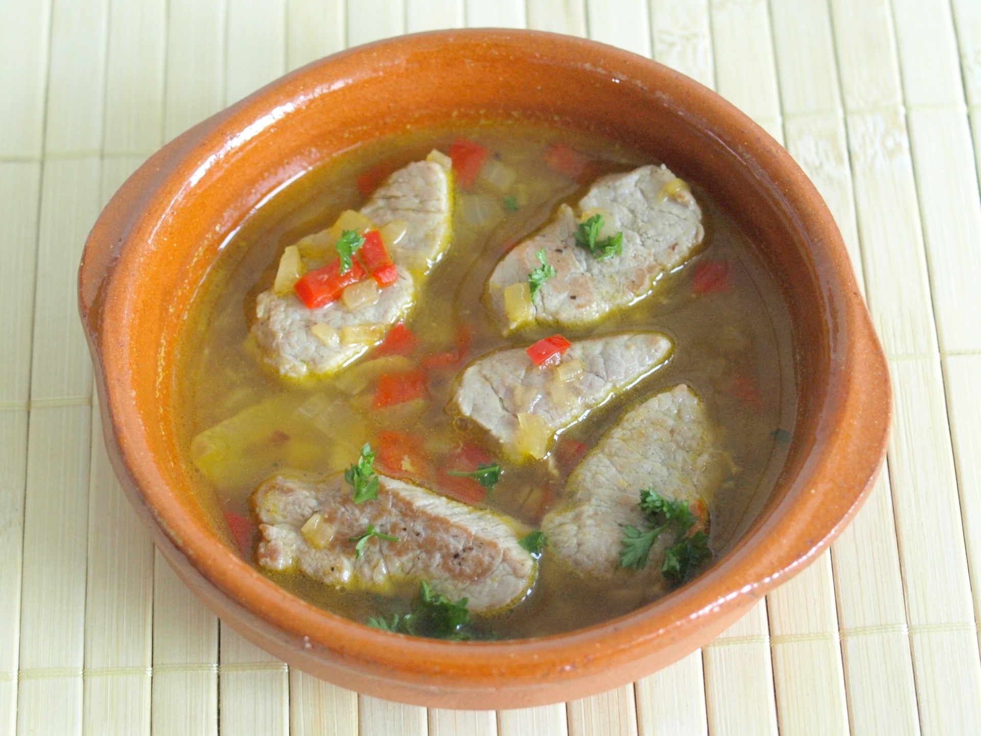Schweinefilet in Orangensauce