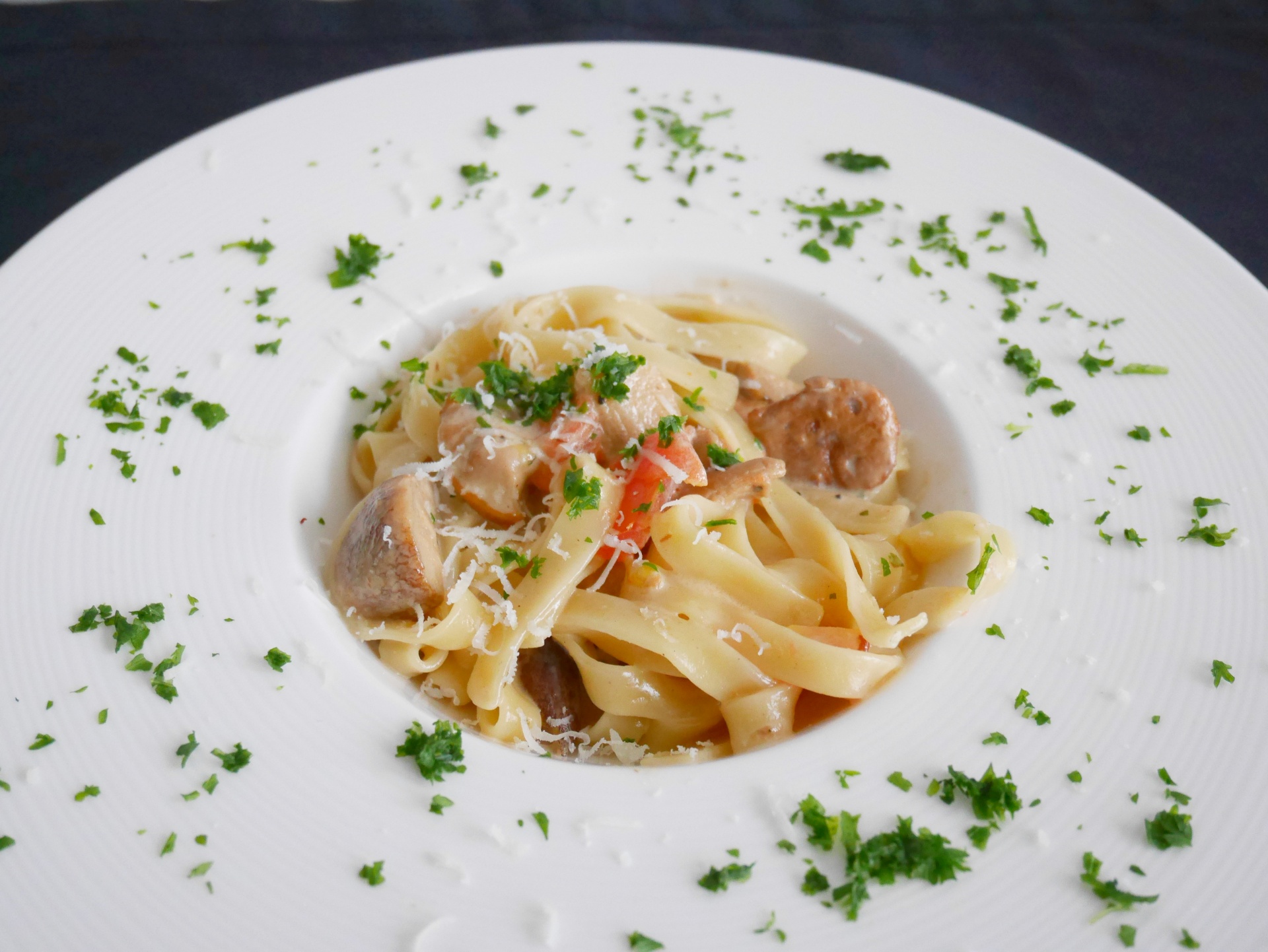 Tagliatelle mit Waldpilzen