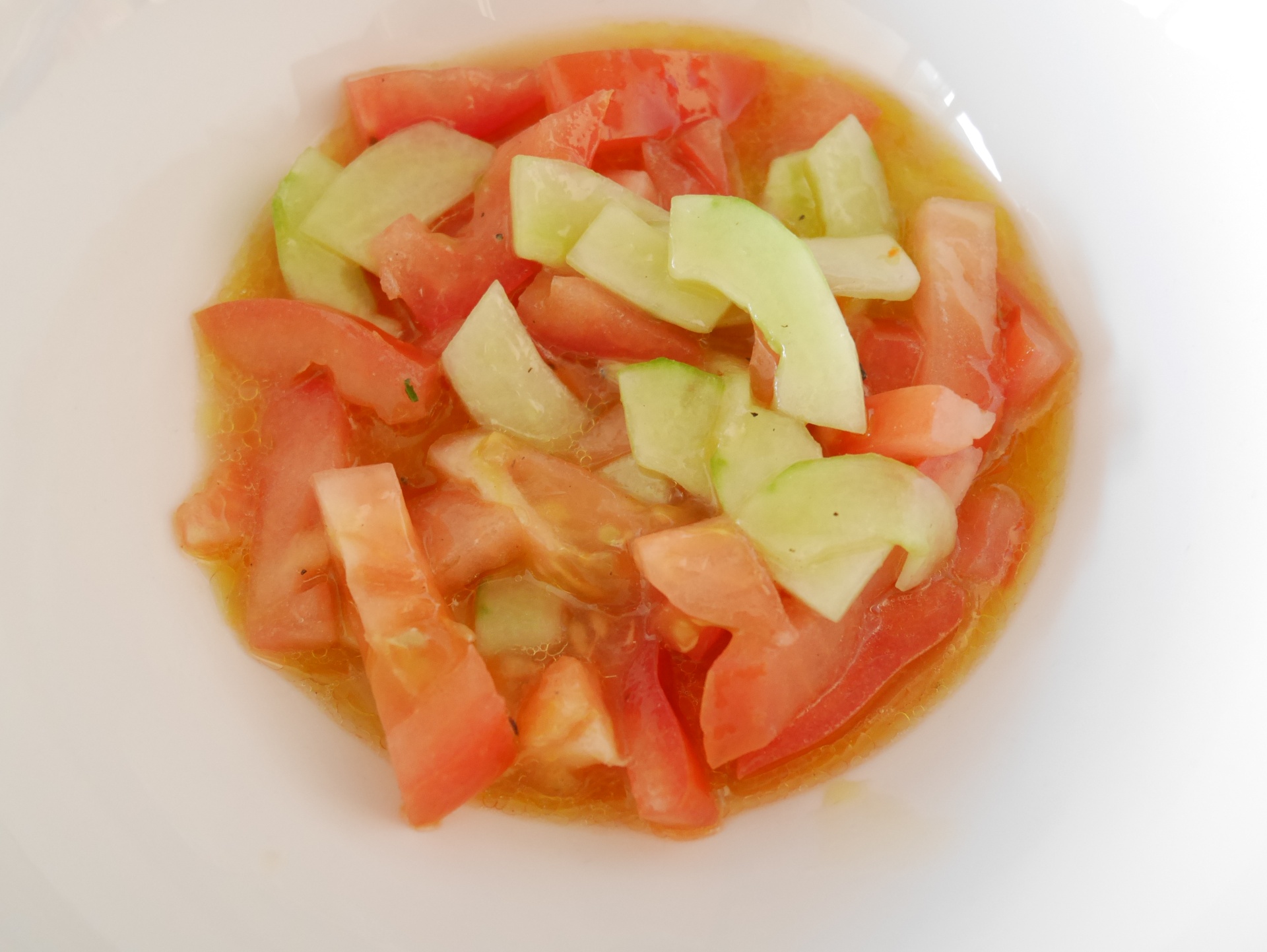 Tomaten-Gurken-Salat