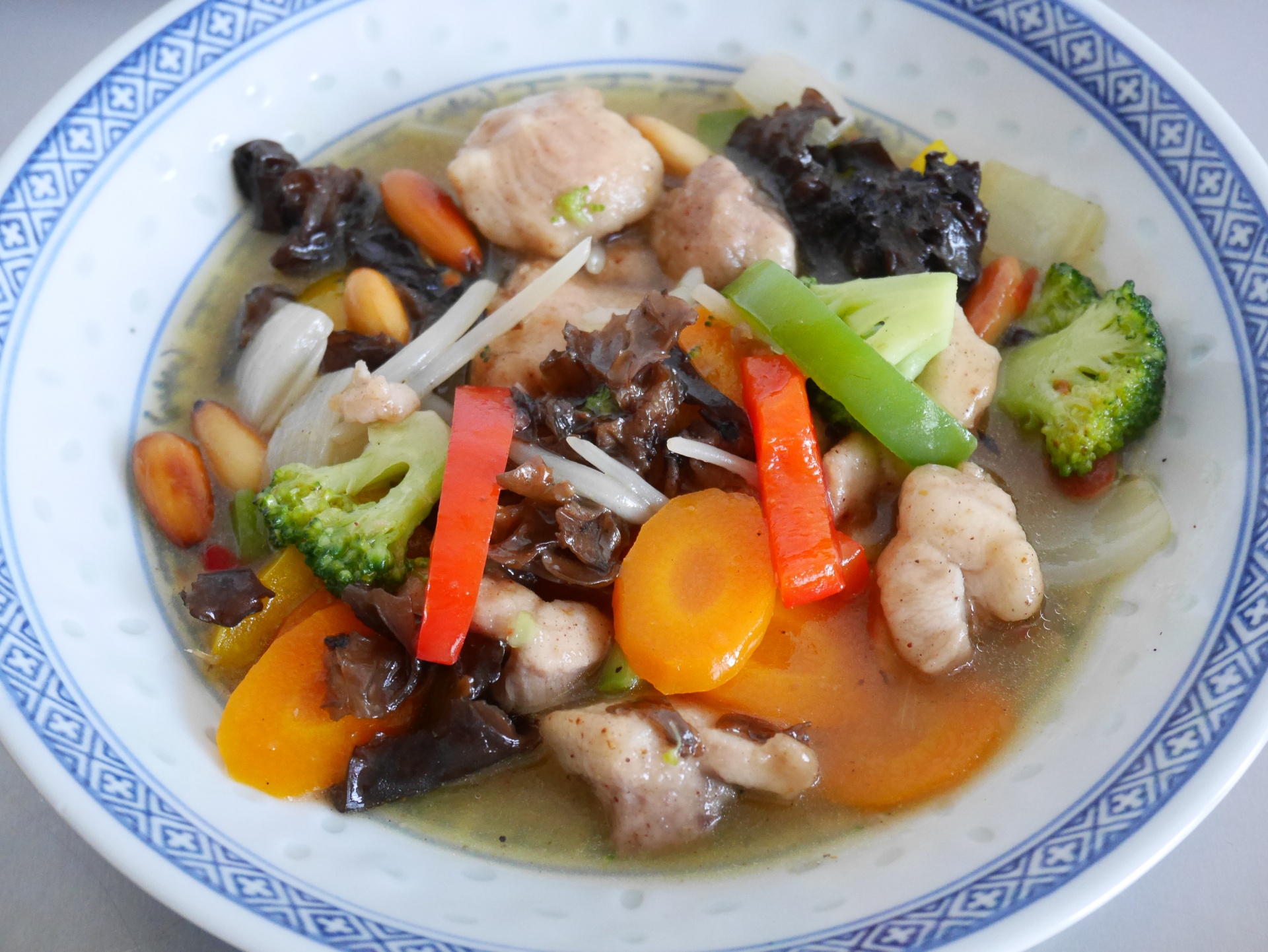 Huhn mit Chili-Chicken-Sauce