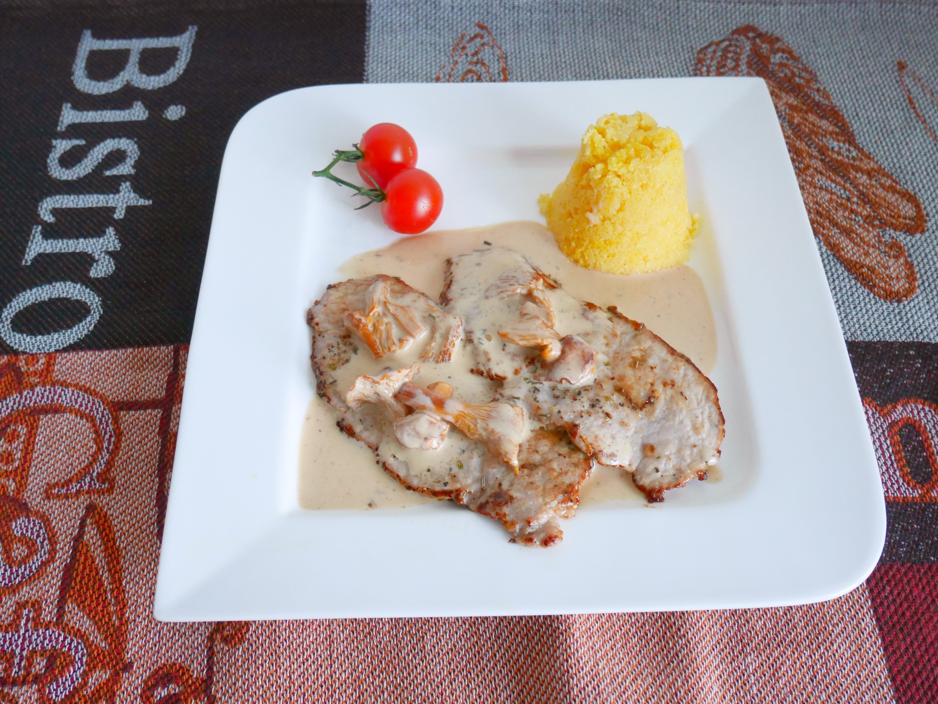 Kalbsschnitzel mit Pfifferlingen