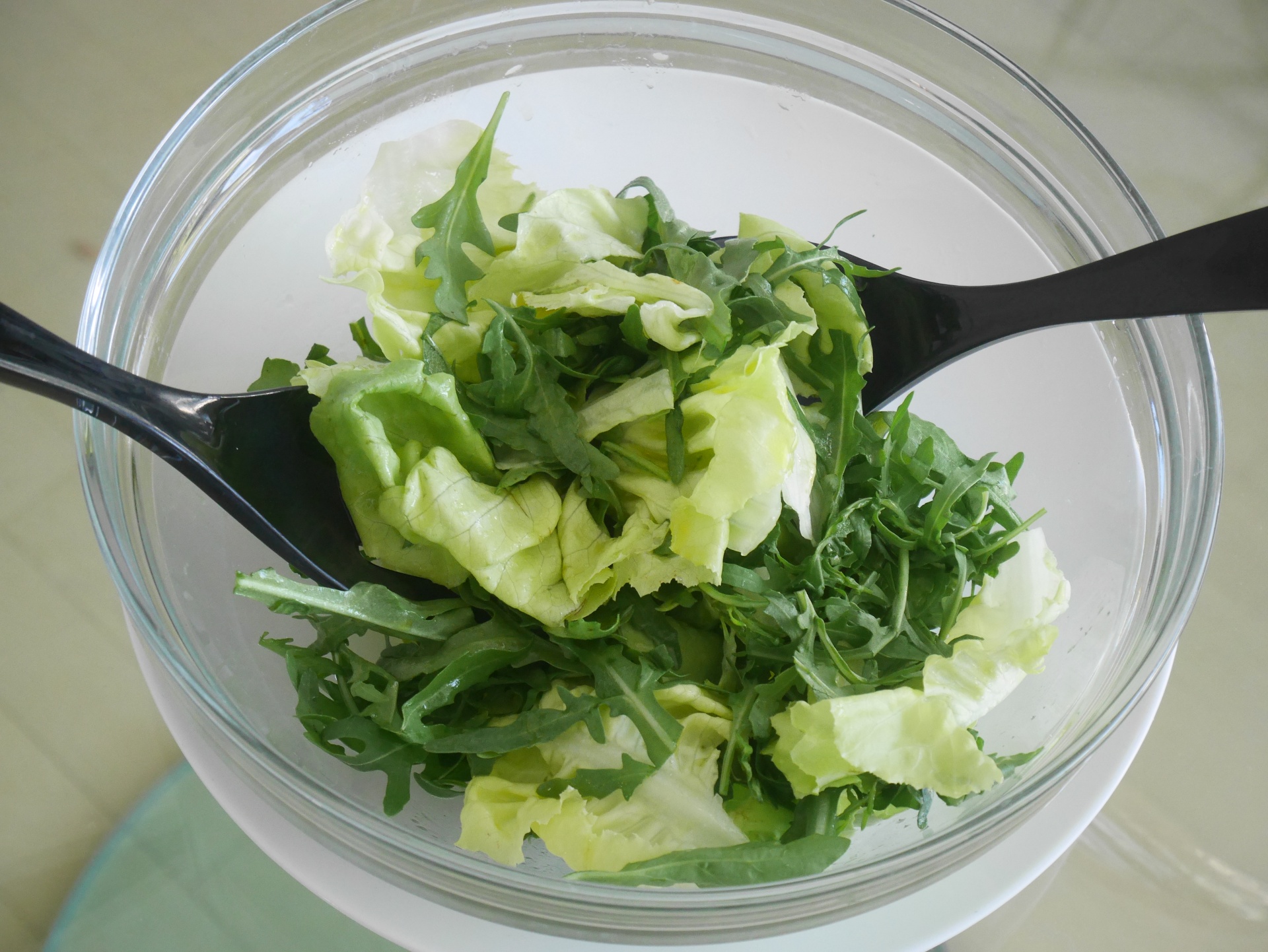 Kopfsalatherz mit Rucola