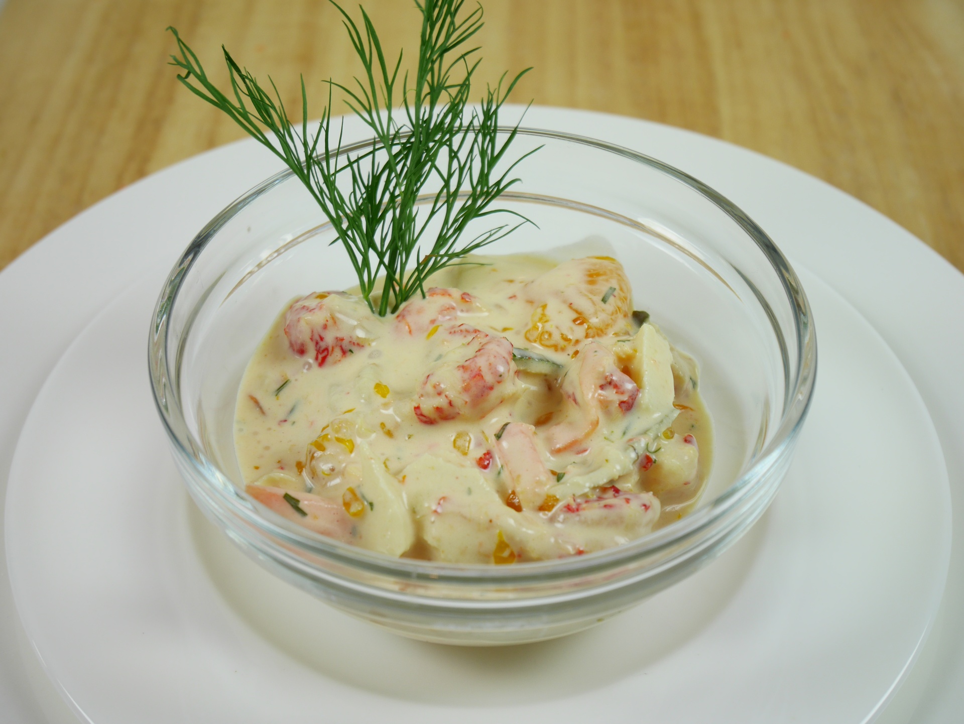 Flusskrebse-Cocktail mit Frchten