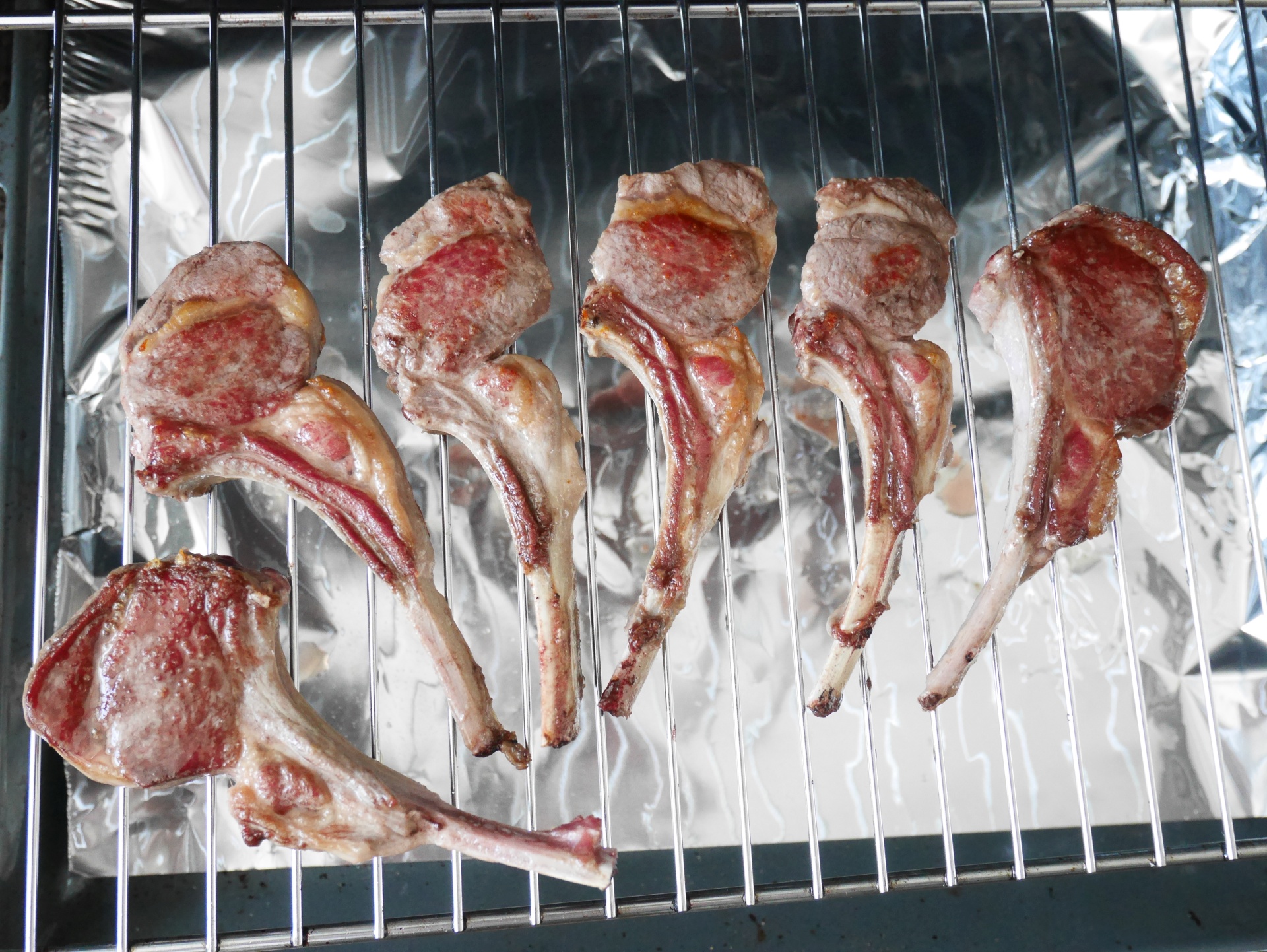 Lammkoteletts aus dem Backofen