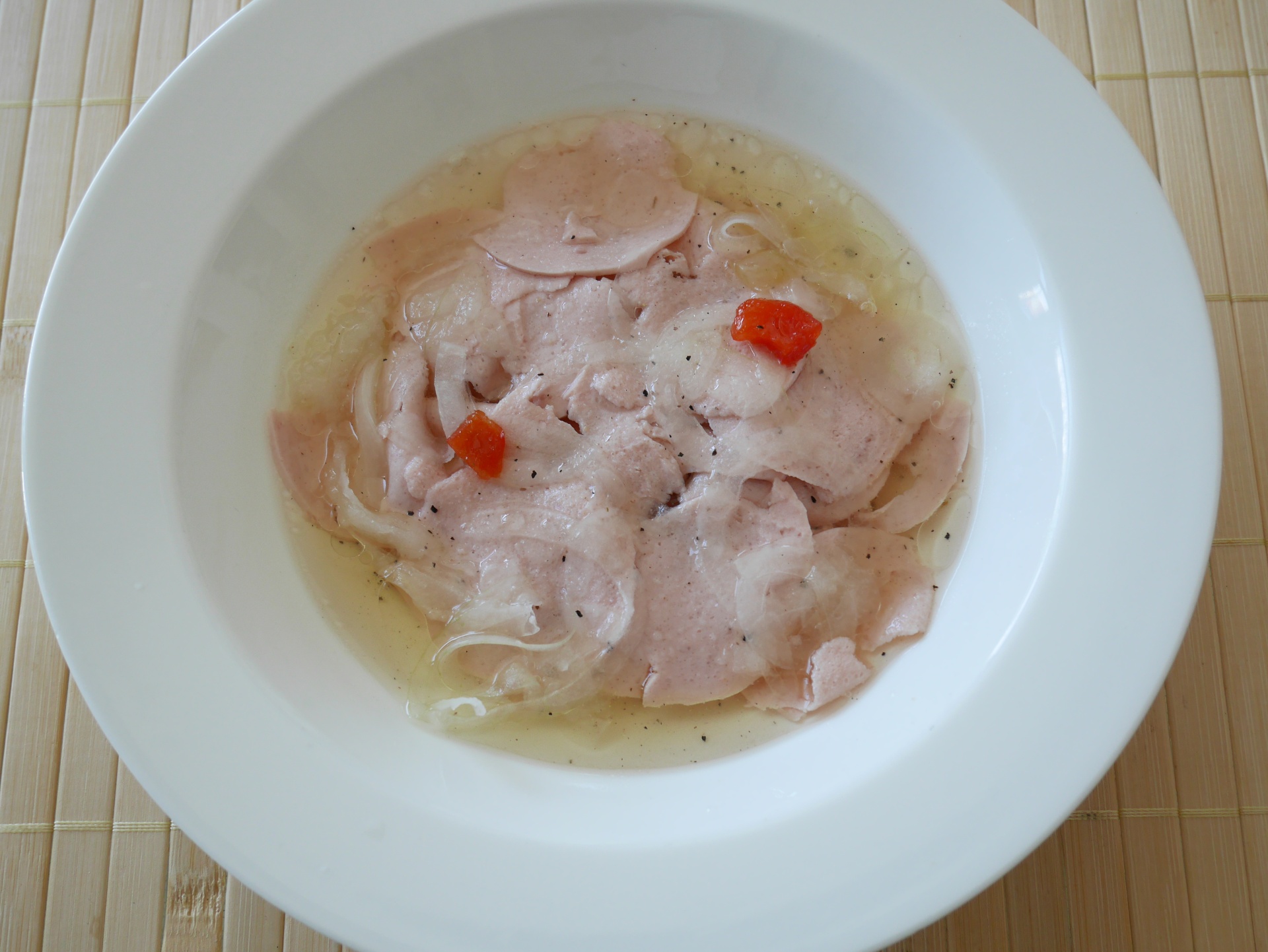 Wurstsalat mit Geflgelwurst