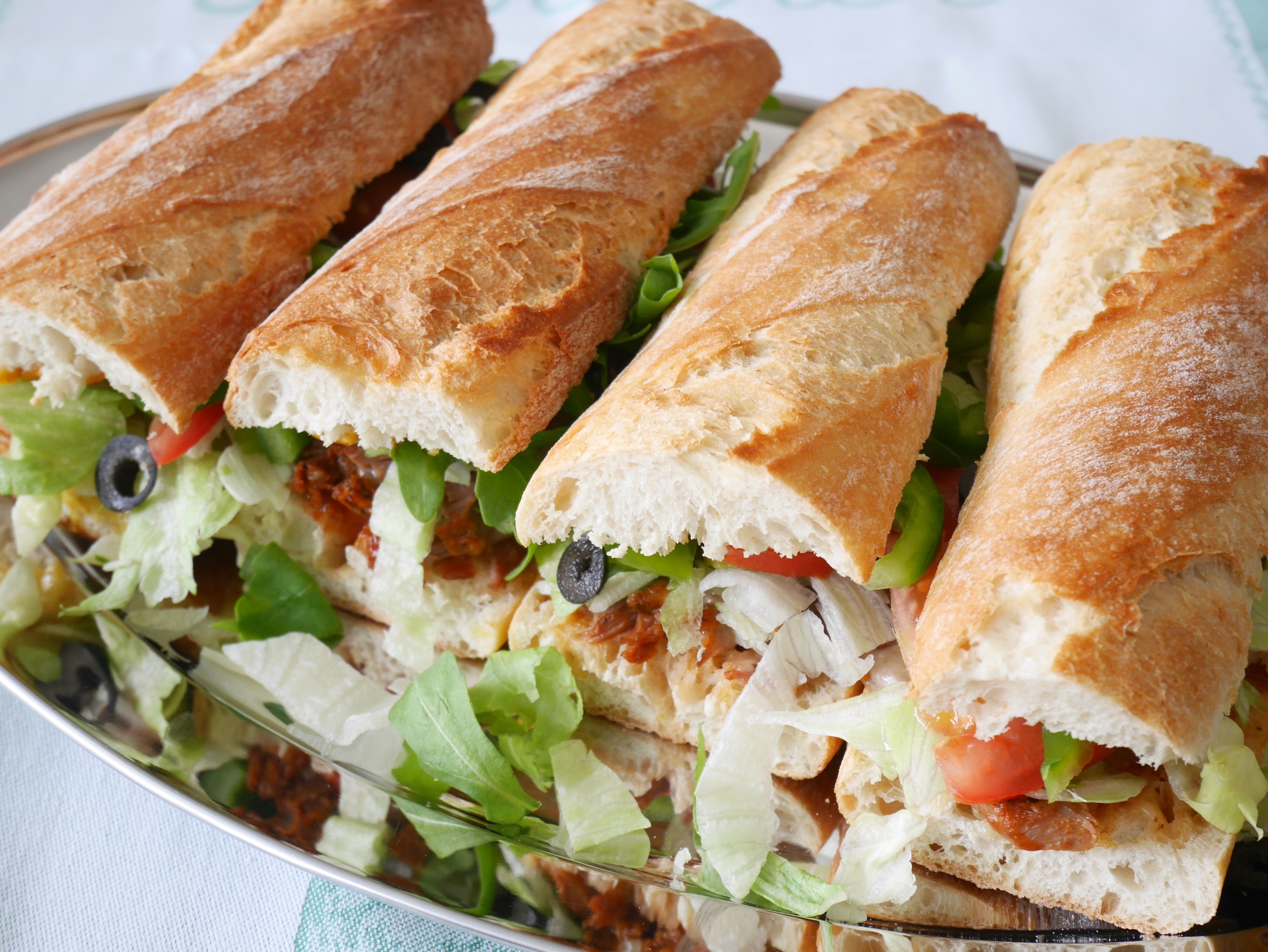 Sandwiches mit Pulled Turkey