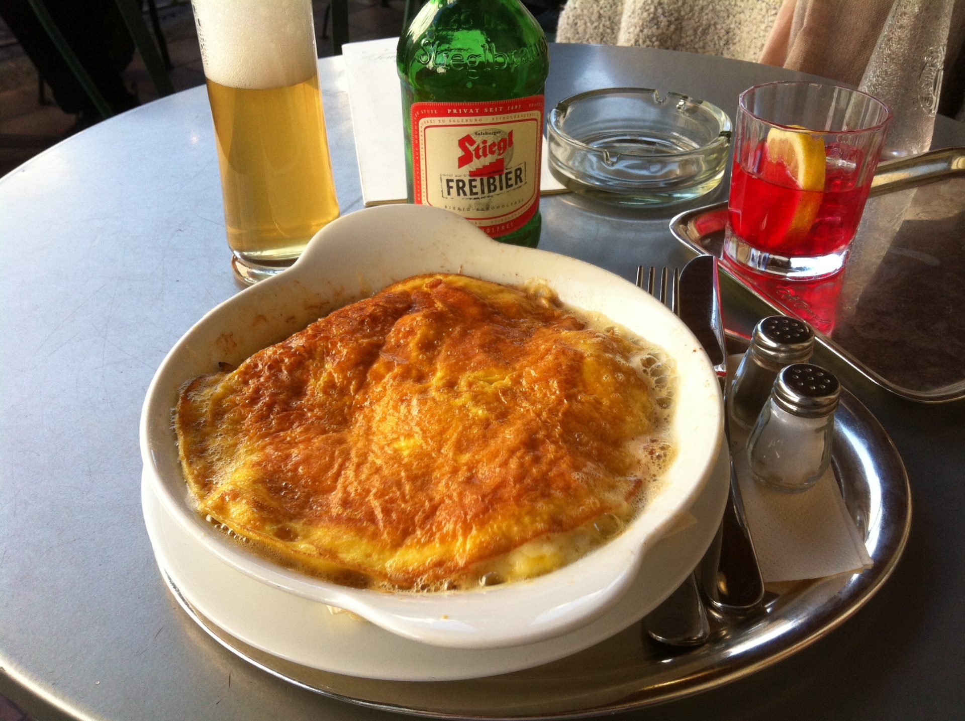 Omelett mit Schinken und Kse
