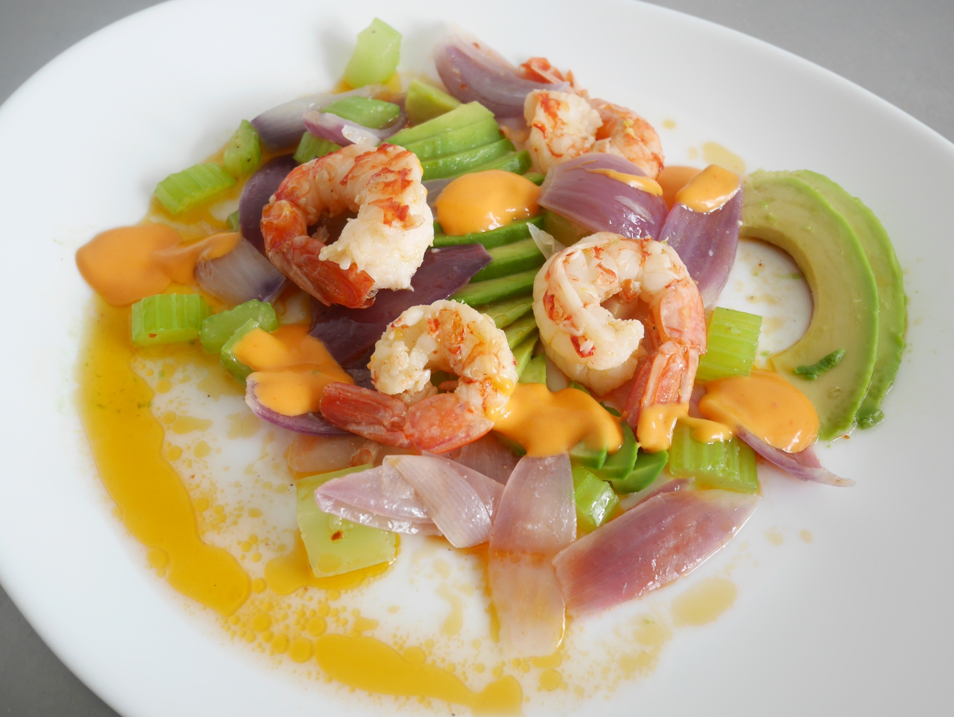 Garnelensalat mit Cocktailsauce