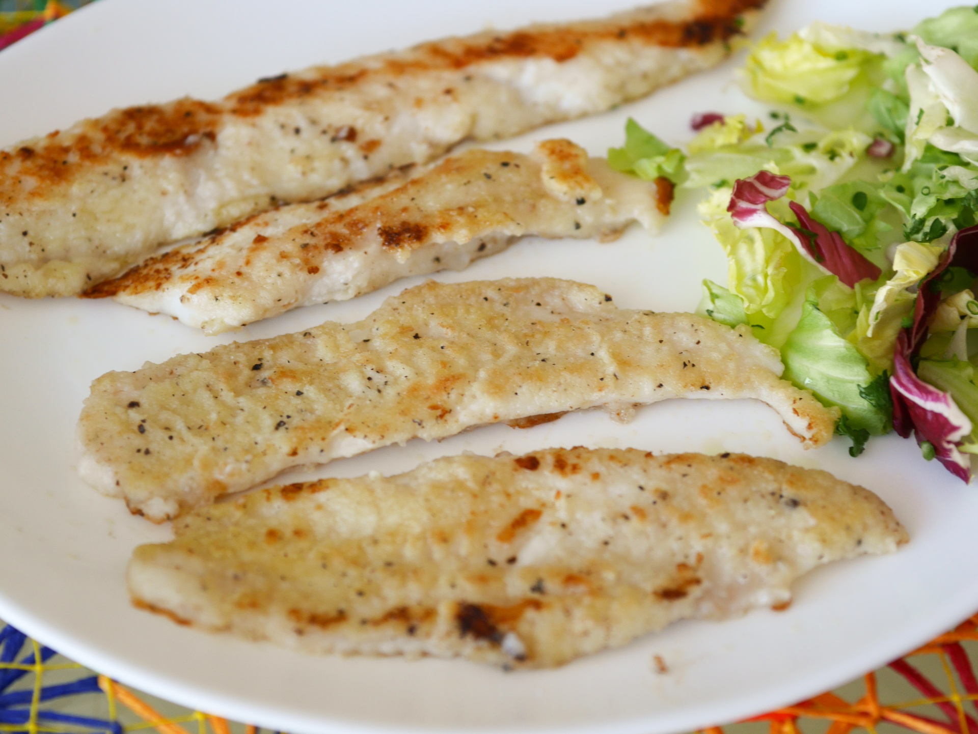 Pangasiusfilet in Olivenl