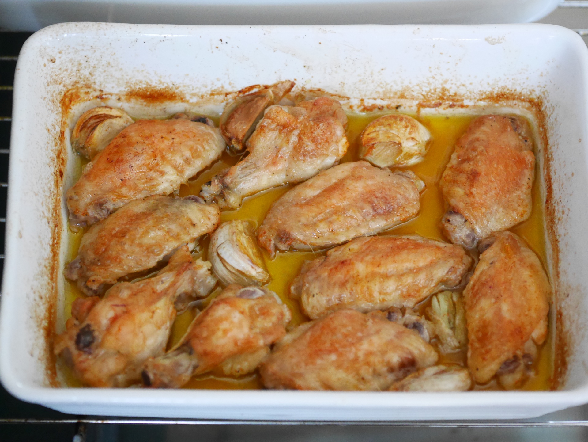 Hhnchenflgel mit Knoblauch