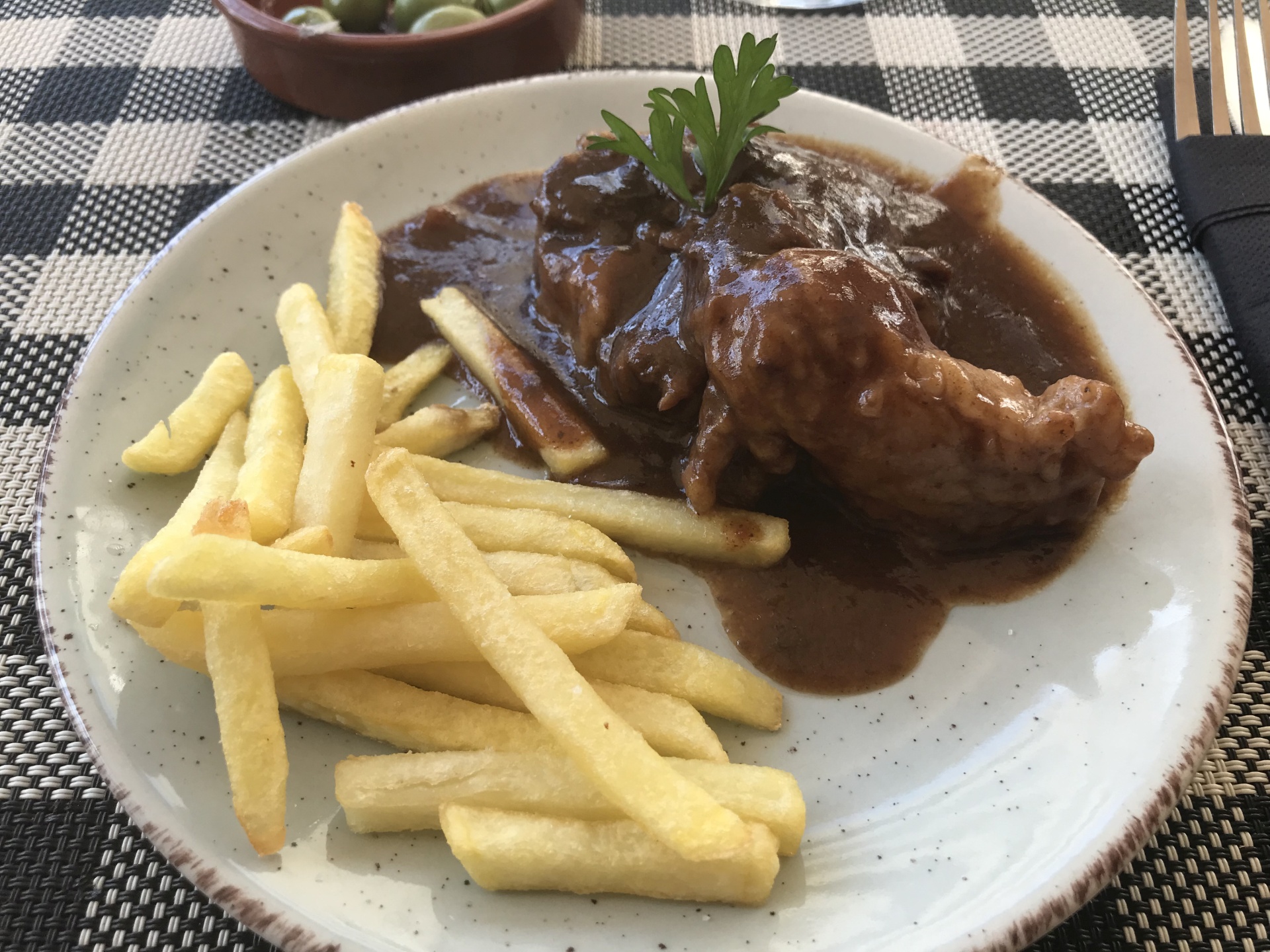 Ochsenschwanz in Rotwein