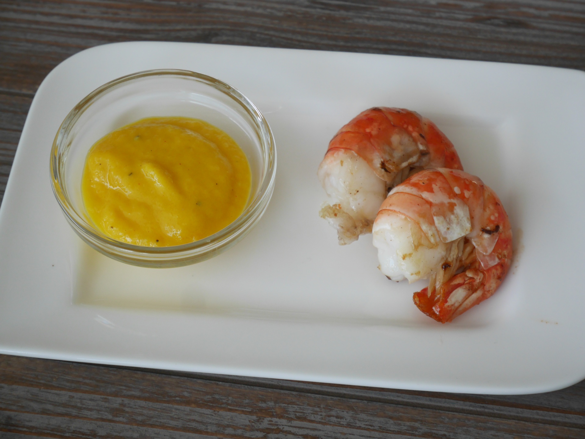 Riesengarnelen mit Mango-Salsa