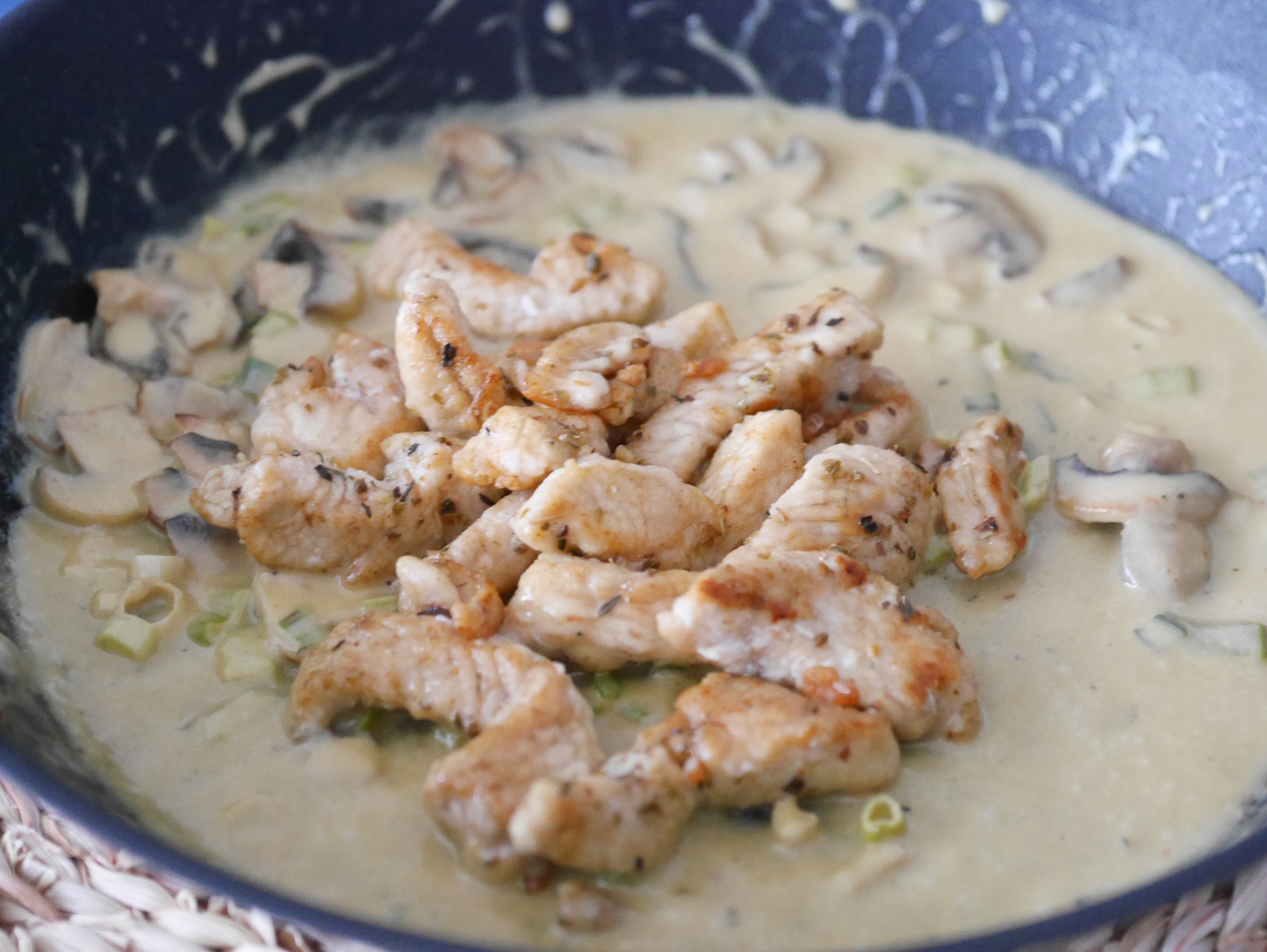 Putengeschnetzeltes mit Champignons