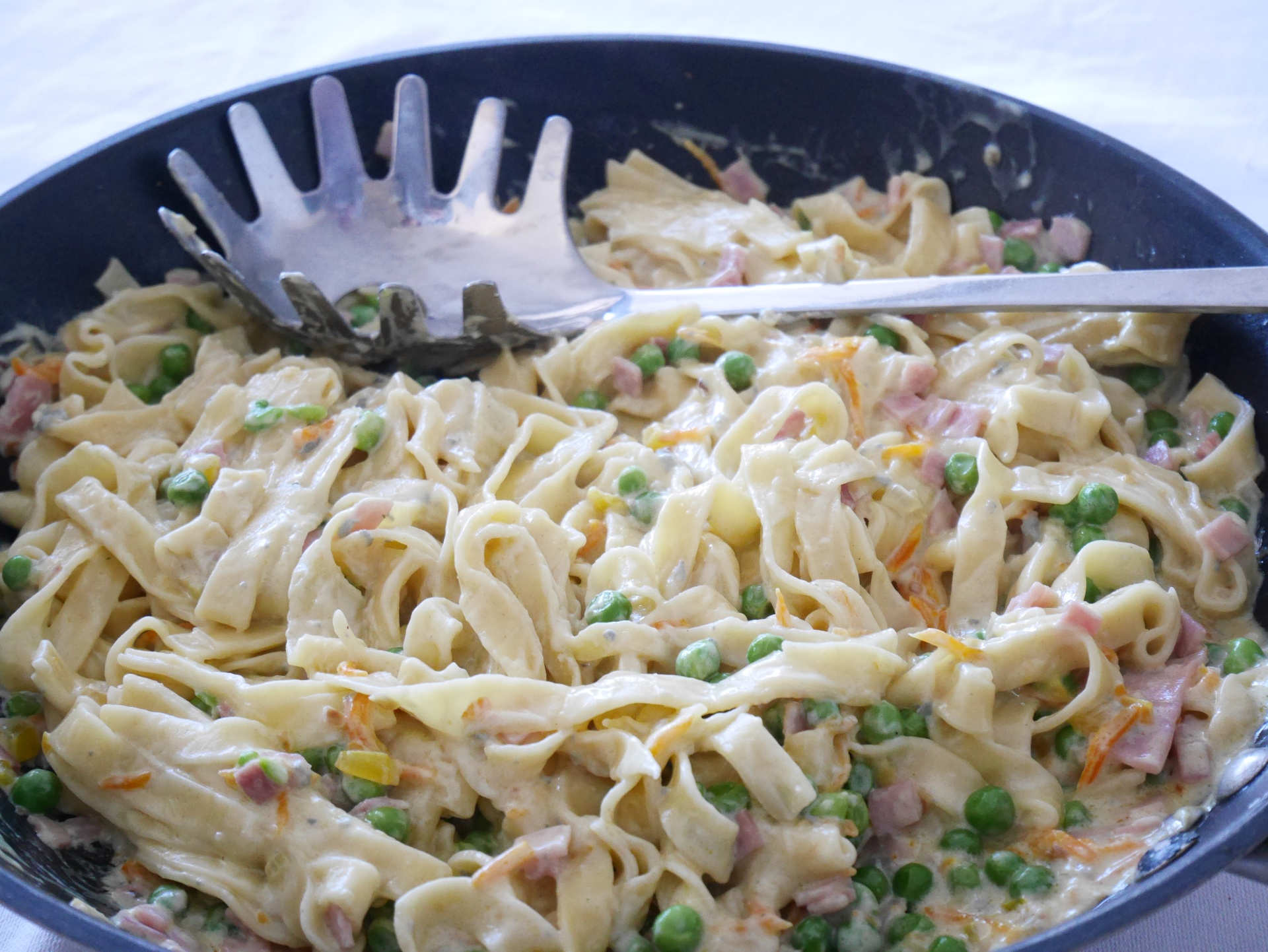 Fettucine mit Mascarpone-Sauce