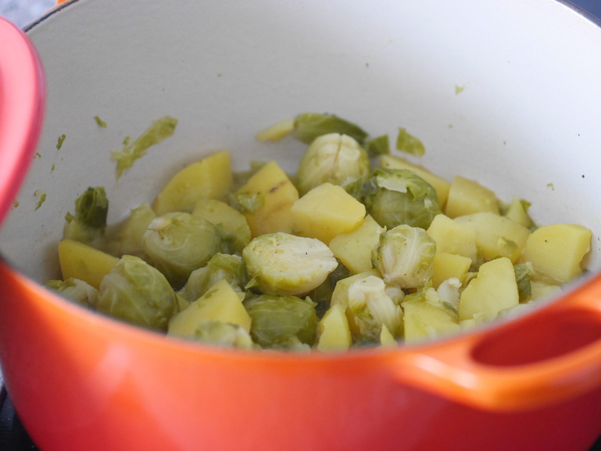 Rosenkohl mit Kartoffeln