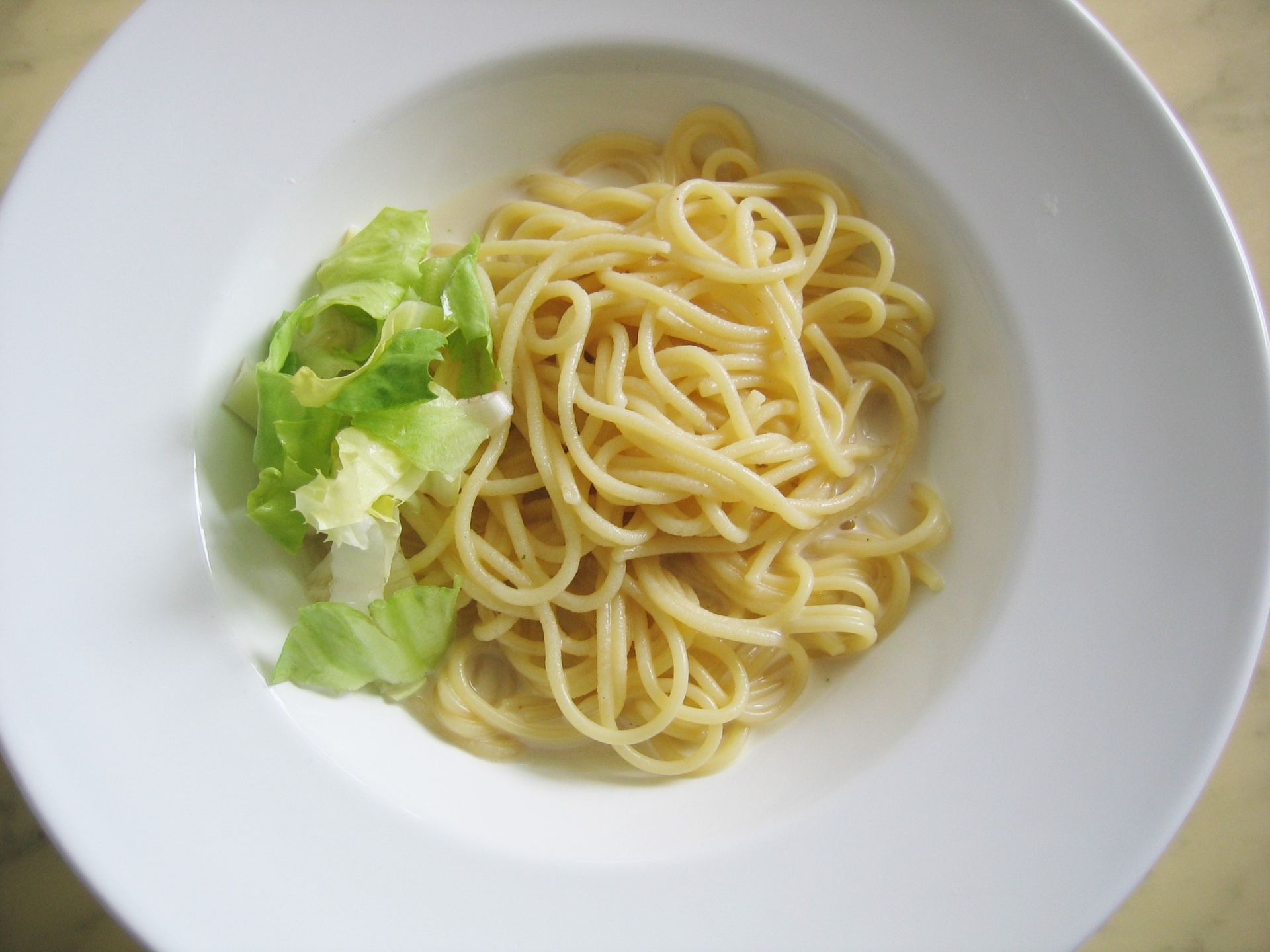Spaghetti mit Kartoffelsauce