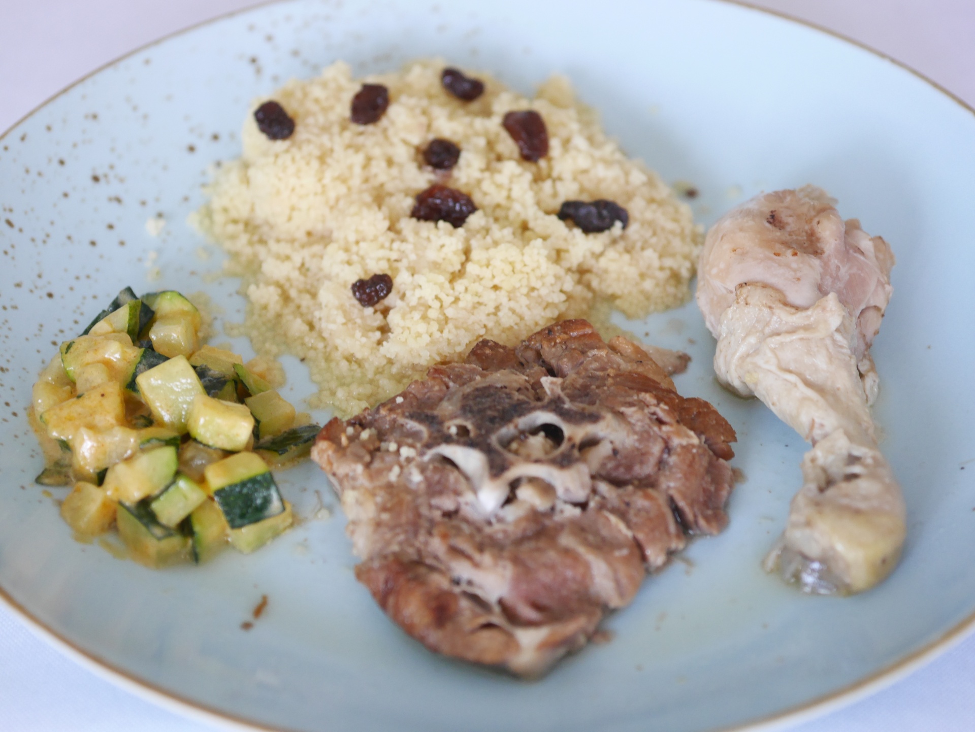 Lammhalsscheiben und Hhnchen im Instant Pot