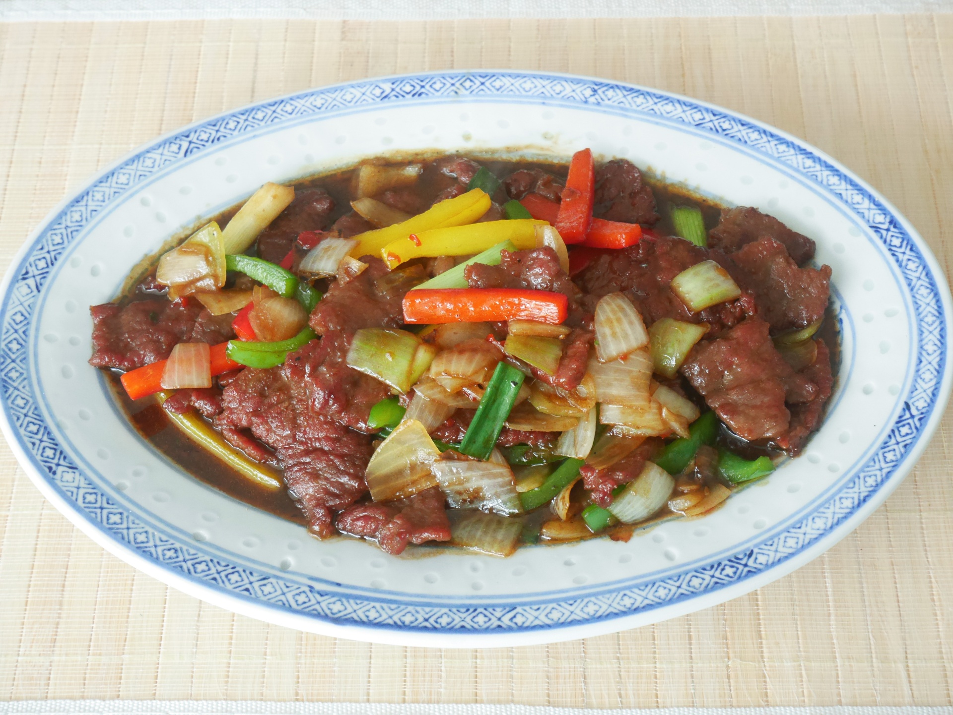 Mongolisches Rindfleisch