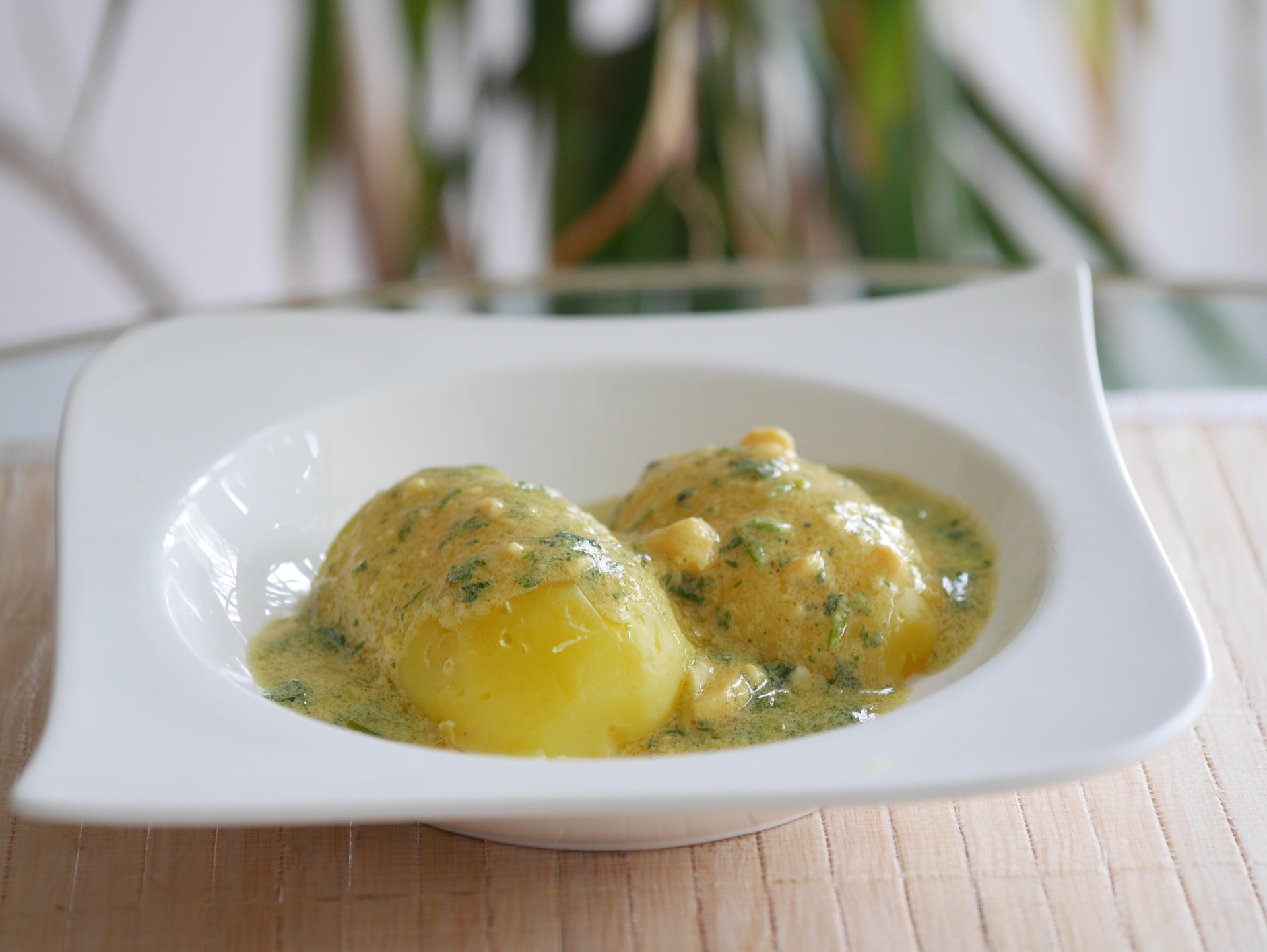 Kartoffeln mit Wiener Sauce